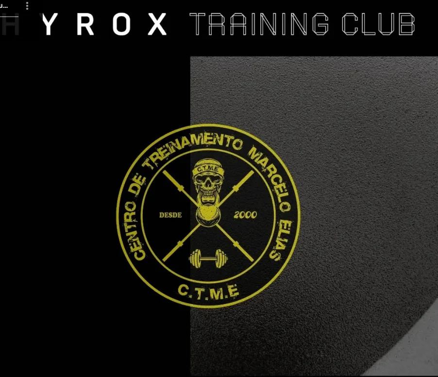 Identidade visual Hyrox Training Club e CTME